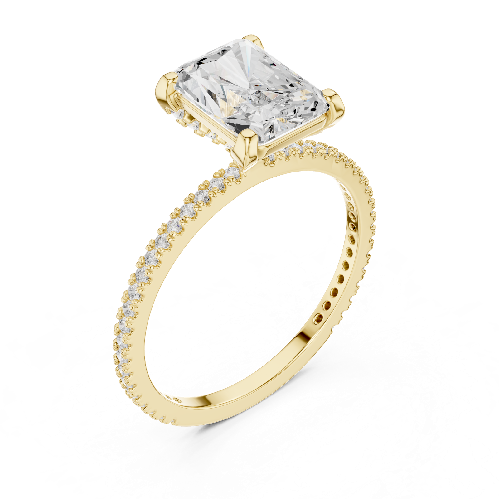 Gold Ring SBWR(68), Yellow Gold, view 2