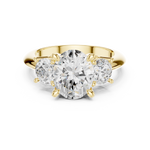 Gold Ring DDLR-902, Yellow Gold, view 4