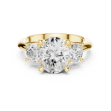 Gold Ring DDLR-902, Yellow Gold, view 4