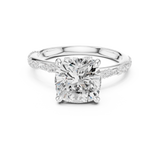 Gold Ring DDLR-962, White Gold, view 4