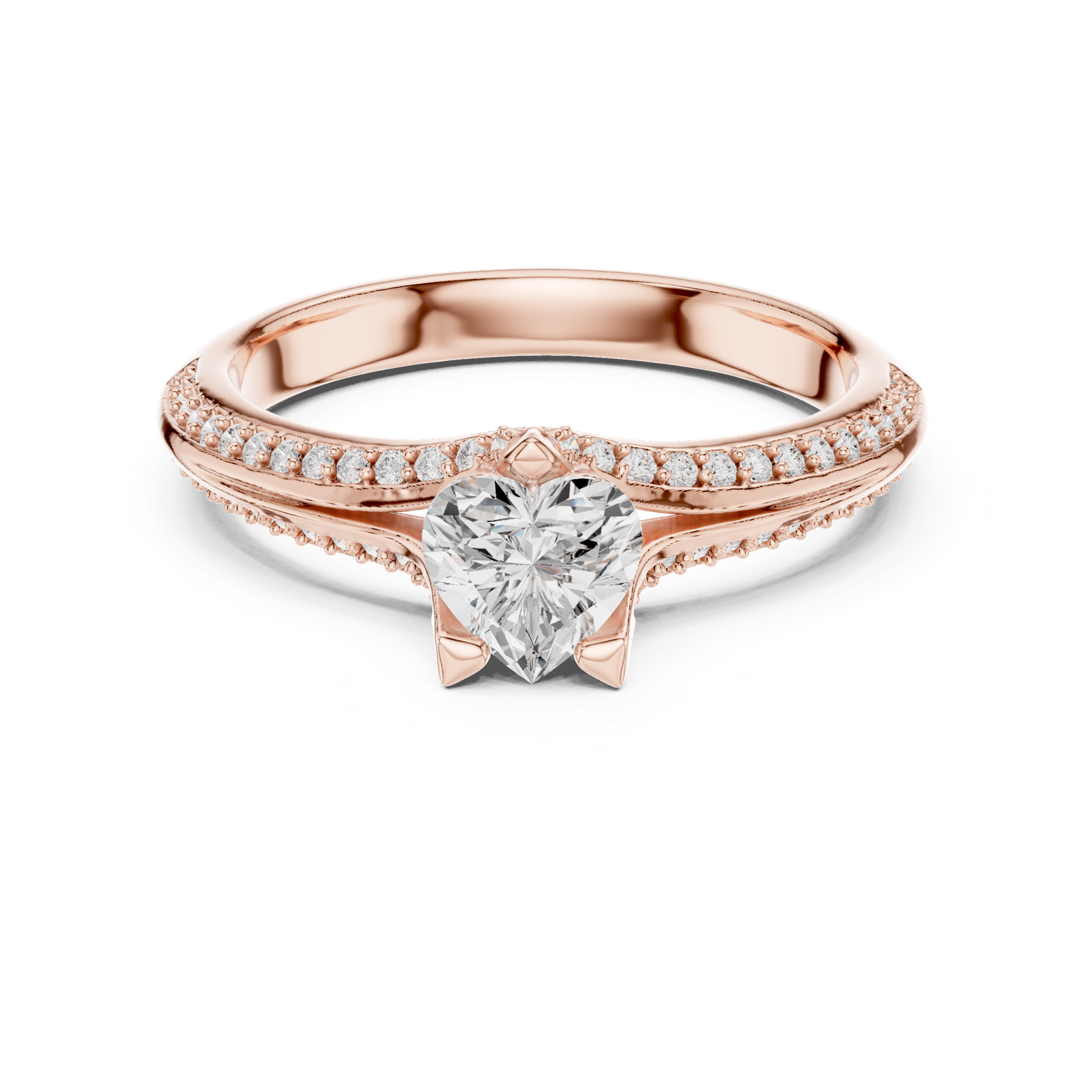 Gold Ring LR-0278, Rose Gold