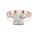 Gold Ring DDLR-883, Rose Gold, view 4