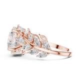 Gold Ring DDLR-448, Rose Gold, view 3