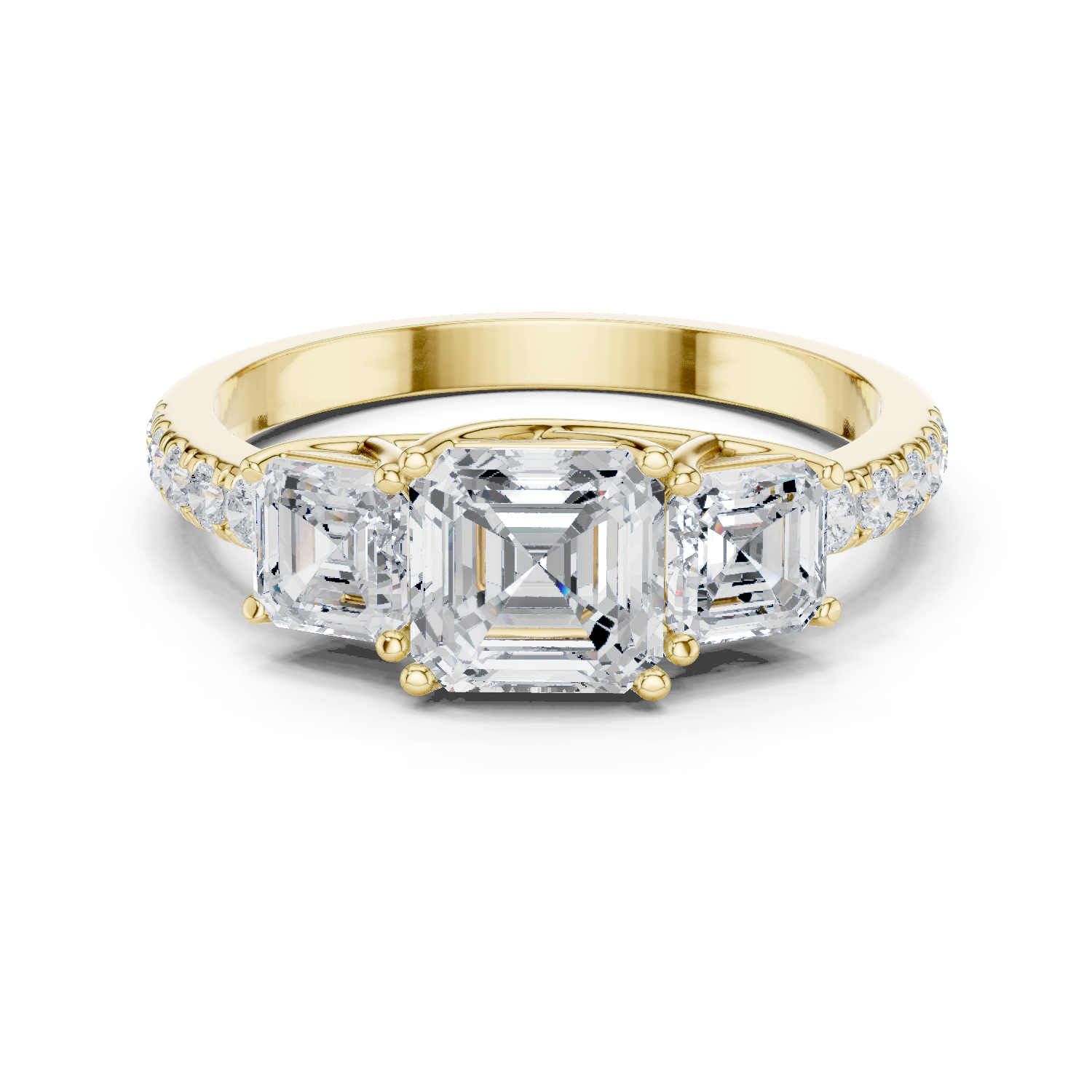 Gold Ring DDLR-1113, Yellow Gold