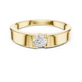 Gold Ring SBMR(38), Yellow Gold, view 4