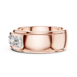 Gold Ring L03-1176, Rose Gold, view 3