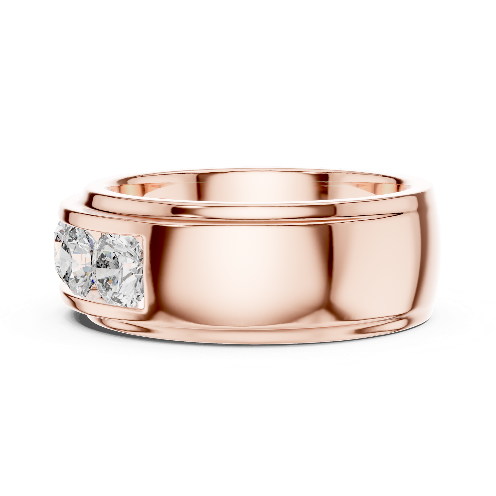Gold Ring L03-1176, Rose Gold, view 3