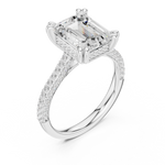 Gold Ring DDLR-954, White Gold, view 2