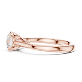 Gold Ring DDLR-549, Rose Gold, view 3