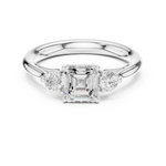 Gold Ring DDLR-724, White Gold, view 4