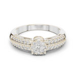 Gold Ring 19-120014L, White Gold
