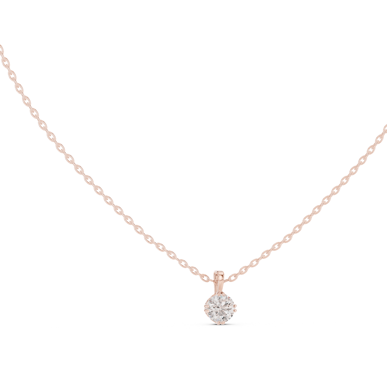 Gold Pendant GPD-0038, Rose Gold, view 1