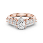 Gold Ring DDLR-705, Rose Gold
