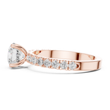 Gold Ring DDLR-1097, Rose Gold, view 3