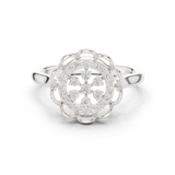 Gold Ring DDLR-786, White Gold