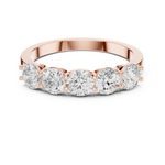 Gold Ring DDLR-1120, Rose Gold, view 4
