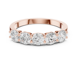 Gold Ring DDLR-1120, Rose Gold, view 4