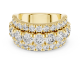 Gold Ring DDLR-047, Yellow Gold, view 4