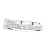 Gold Ring LR-0296, White Gold, view 3