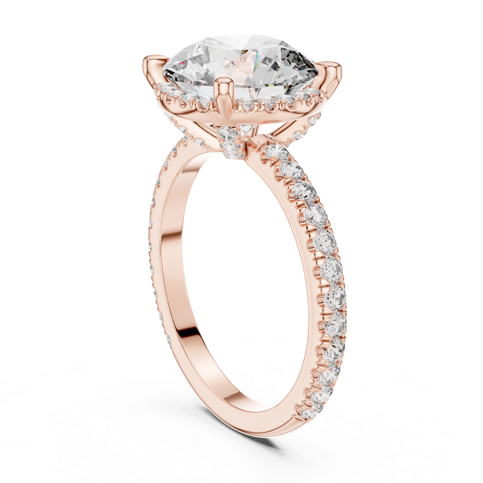 Gold Ring DDLR-172, Rose Gold