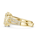 Gold Ring DDLR-758, Yellow Gold, view 3