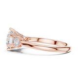 Gold Ring DDLR-920, Rose Gold, view 3