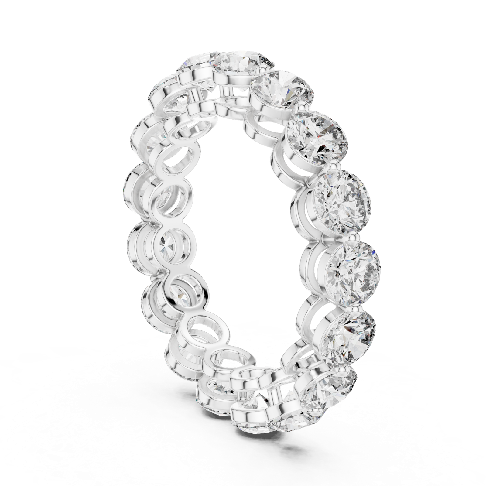 Gold Ring ALR-54, White Gold