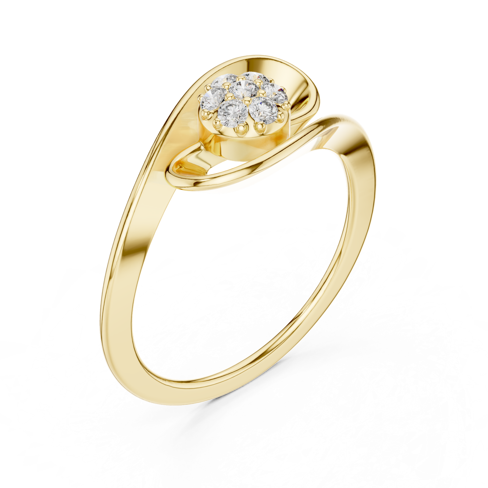 Gold Ring 1 (257), Yellow Gold, view 2