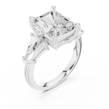 Gold Ring DDLR-1049, White Gold, view 2