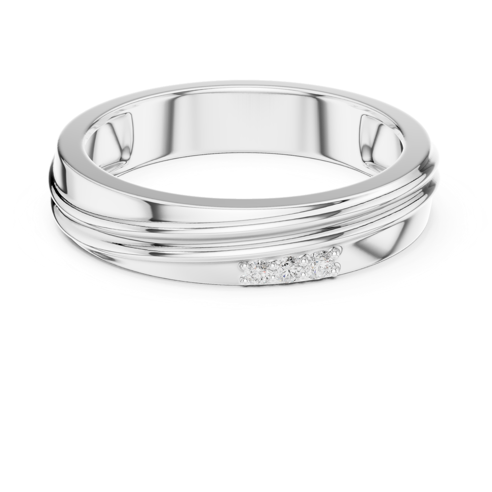Gold Ring SBMR(31), White Gold, view 4