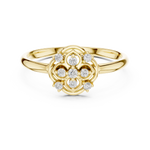 Gold Ring 1 (433), Yellow Gold, view 4