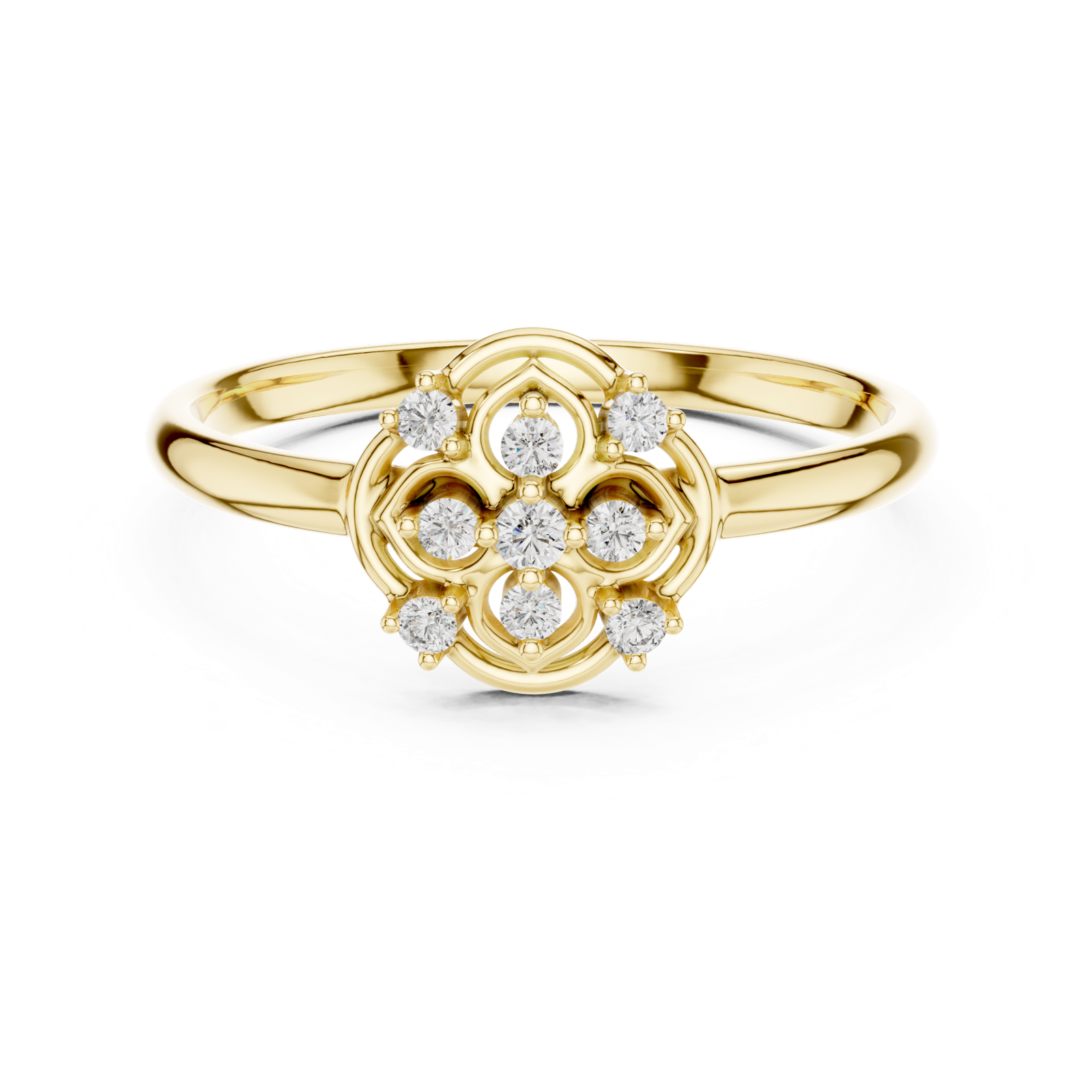 Gold Ring 1 (433), Yellow Gold, view 4