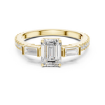Gold Ring DDLR-1088, Yellow Gold, view 4