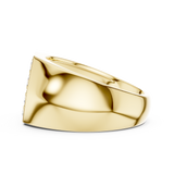 Gold Ring SBMR(40), Yellow Gold, view 3