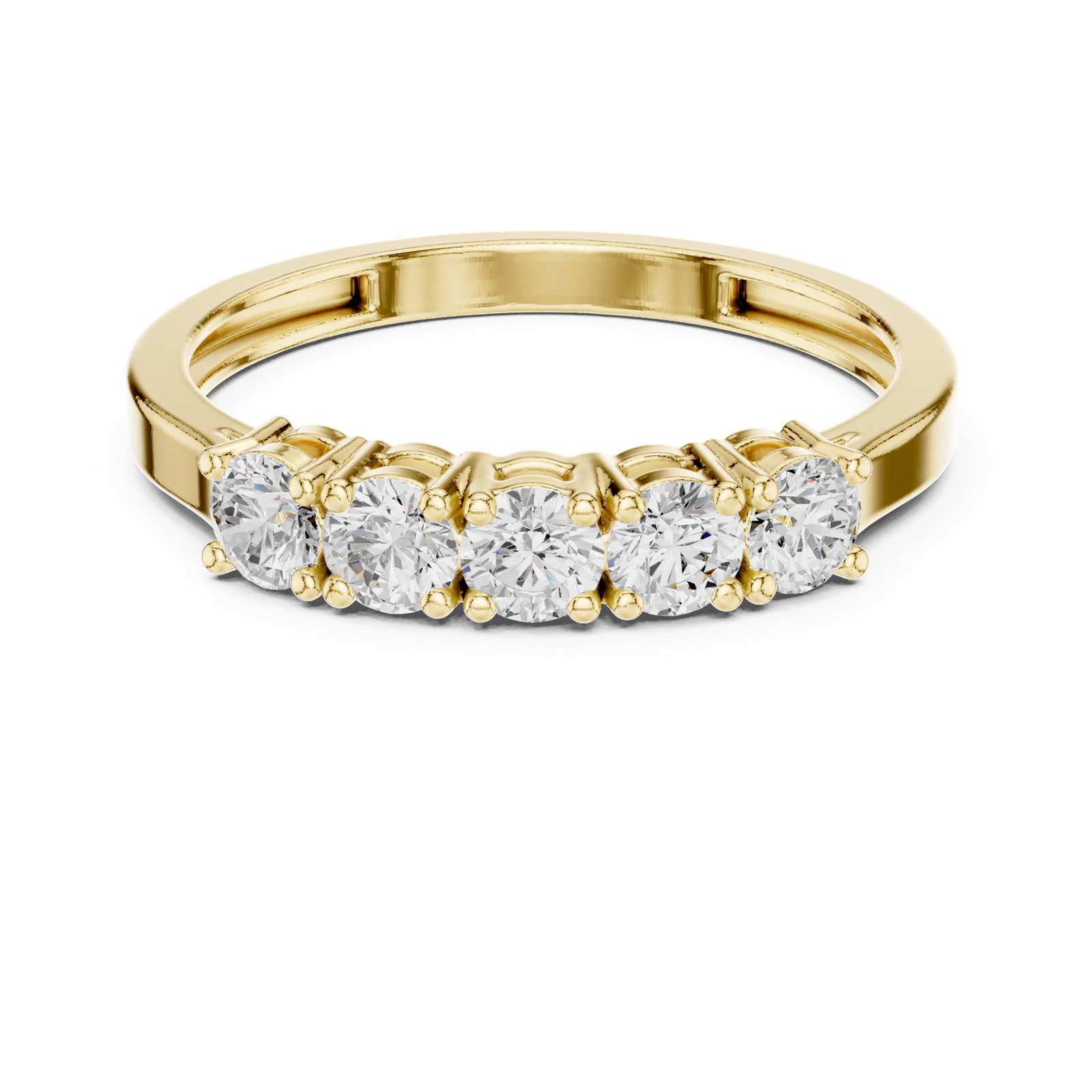 Gold Ring JLR-18, Yellow Gold, view 4