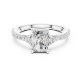 Gold Ring DDLR-862, White Gold, view 4