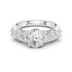 Gold Ring DDLR-704, White Gold