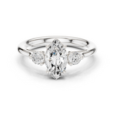 Gold Ring DDLR-726, White Gold