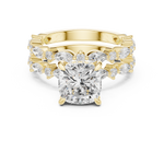 Gold Ring DDLR-951, Yellow Gold, view 4