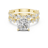 Gold Ring DDLR-951, Yellow Gold, view 4