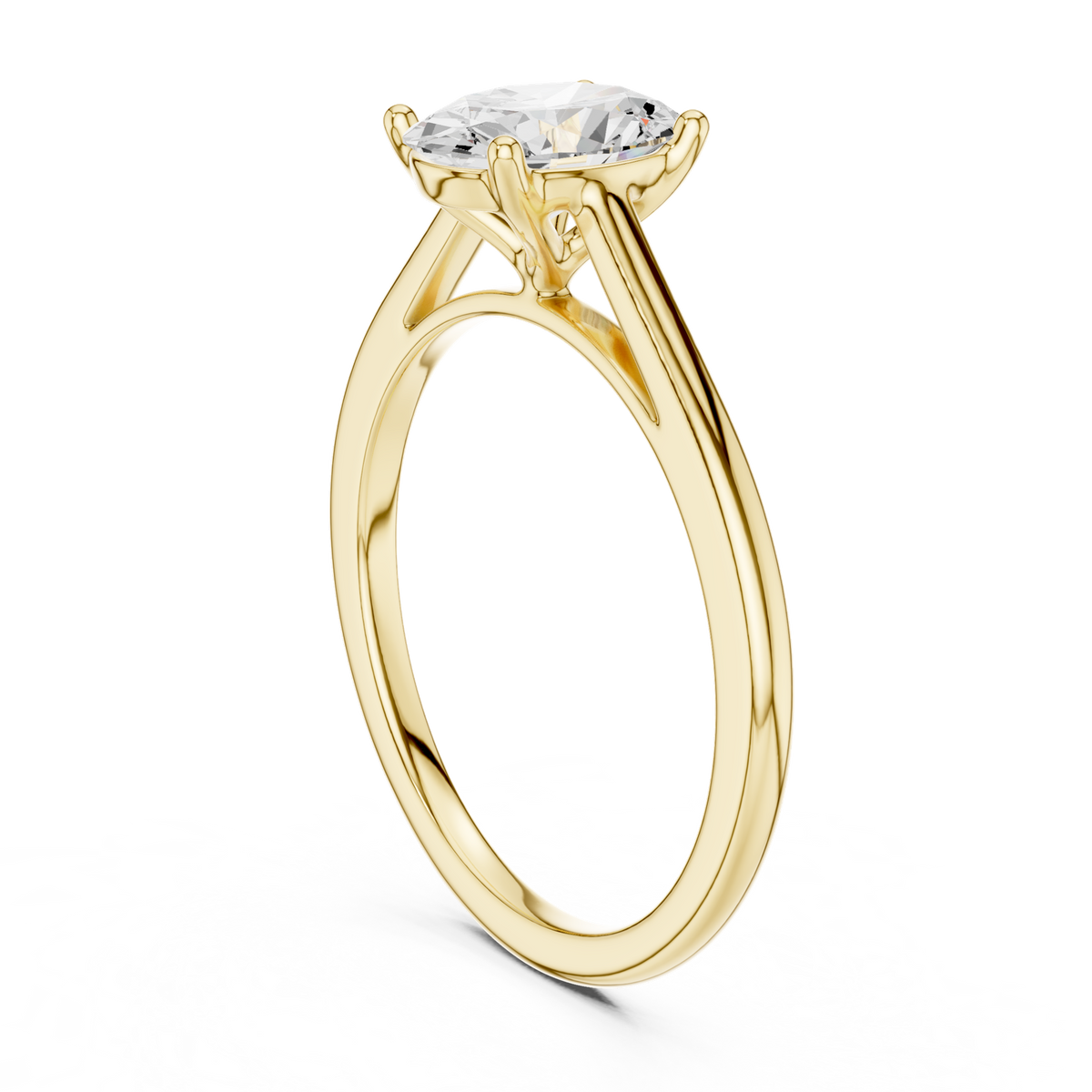 Gold Ring SBWR(19), Yellow Gold, view 1