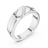 Gold Ring DDLR-427, White Gold, view 2