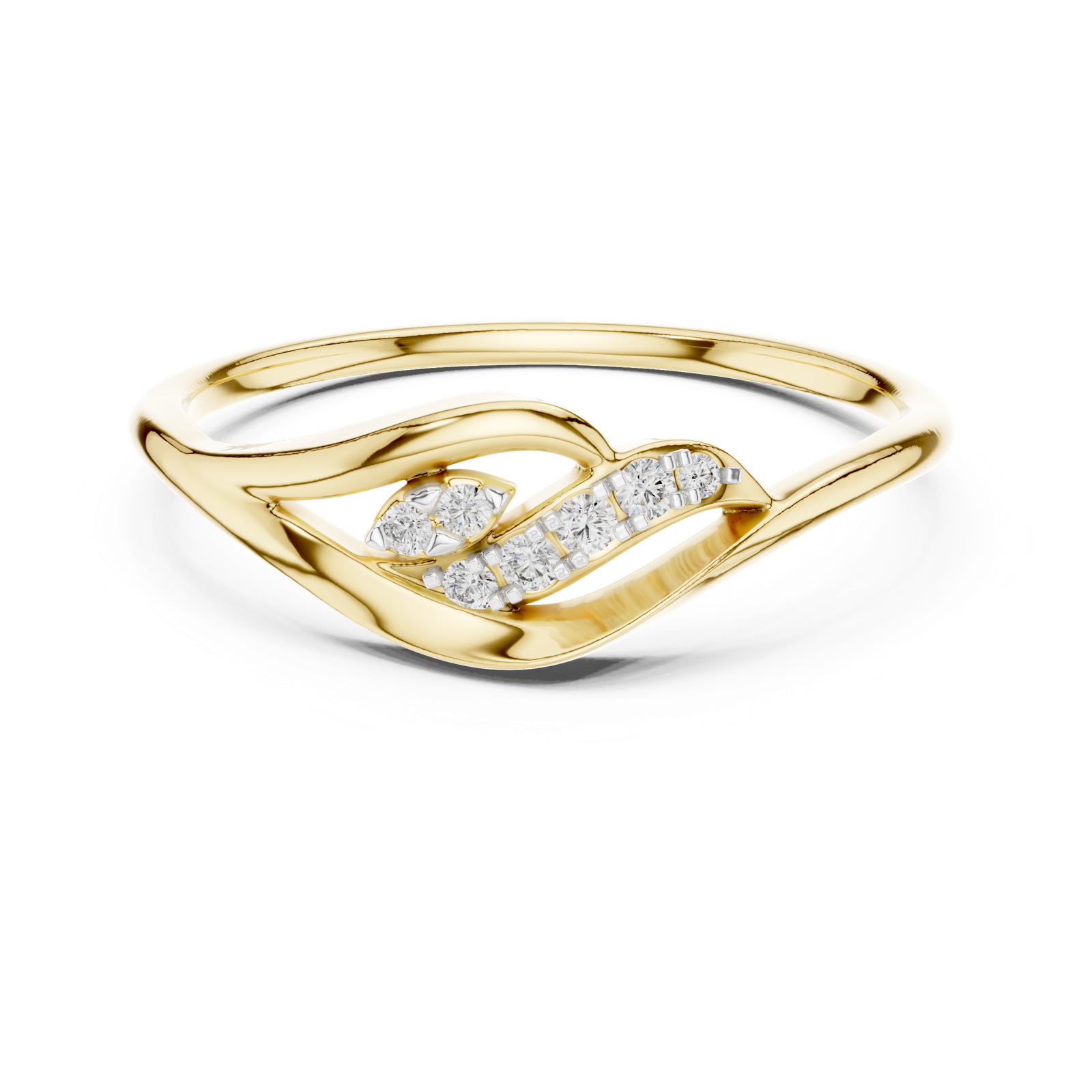 Gold Ring 12-10032@L, Yellow Gold