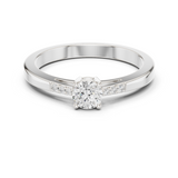 Gold Ring DDLR-838, White Gold