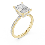Gold Ring DDLR-1019, Yellow Gold, view 2