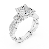 Gold Ring DDLR-268, White Gold, view 2