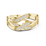 Gold Ring SBWR(49), Yellow Gold, view 4