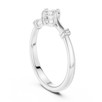 Gold Ring DDLR-796, White Gold, view 1