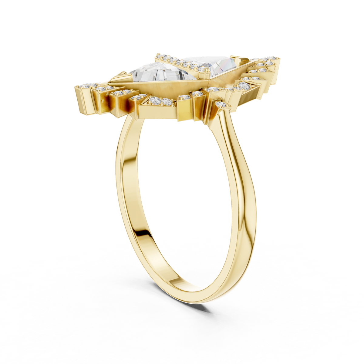 Gold Ring 00001L (2), Yellow Gold, view 1