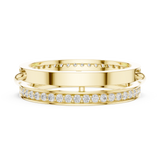 Gold Ring R27-01-2, Yellow Gold, view 3